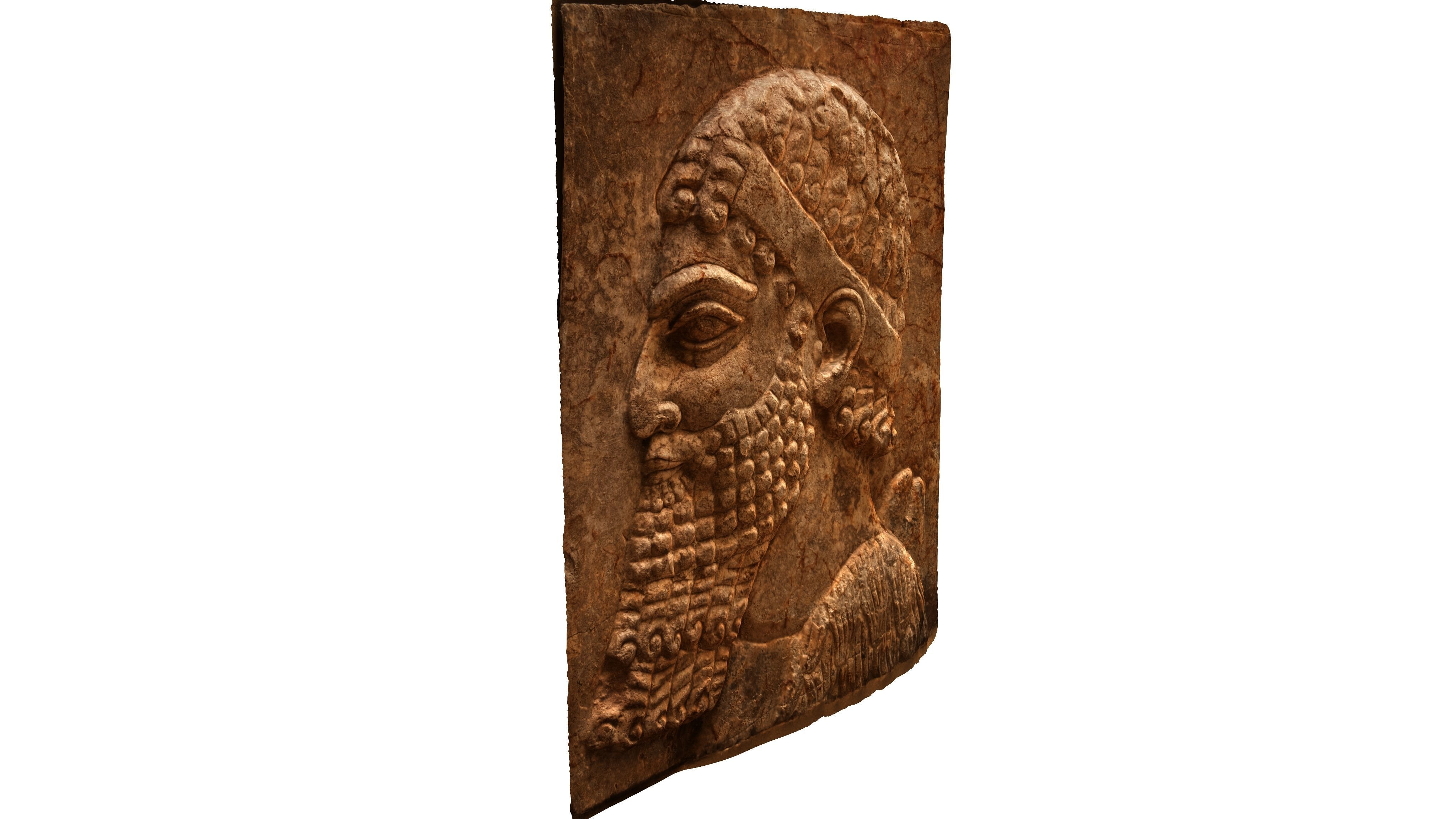 ASSYRIAN - TRIBUTAIRE MEDE II Low-poly 3D model_11