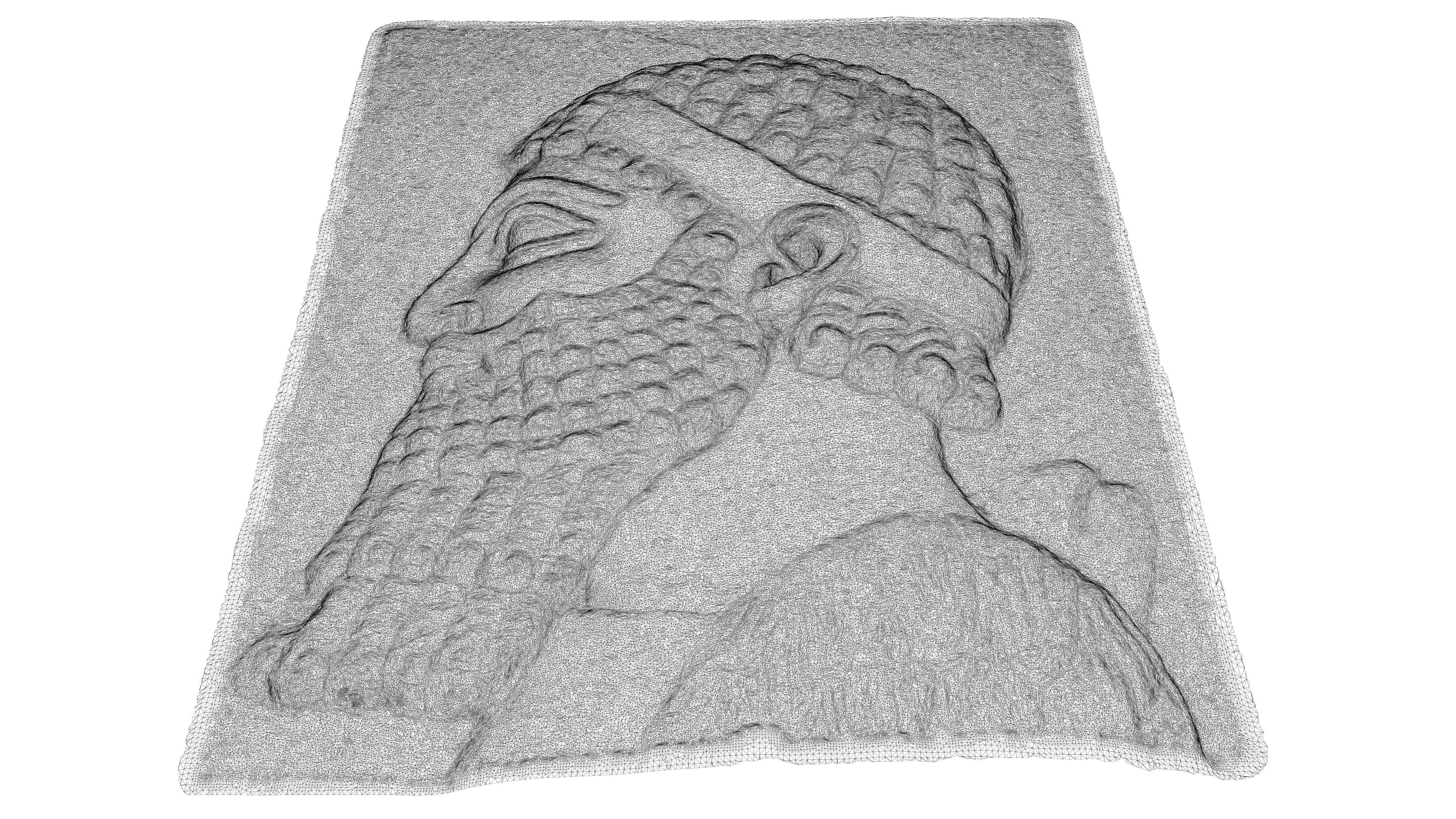 ASSYRIAN - TRIBUTAIRE MEDE II Low-poly 3D model_18