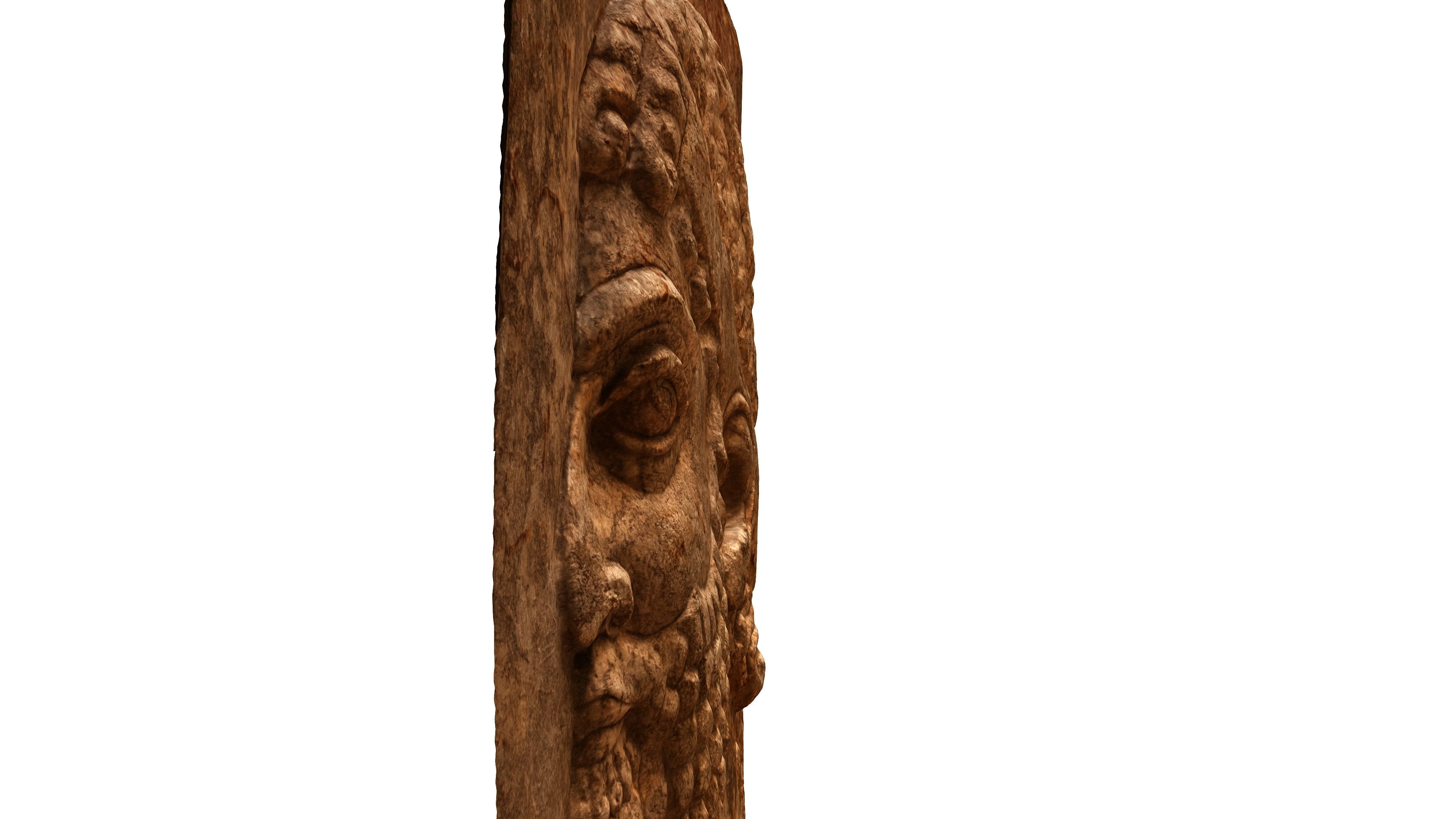 ASSYRIAN - TRIBUTAIRE MEDE II Low-poly 3D model_19