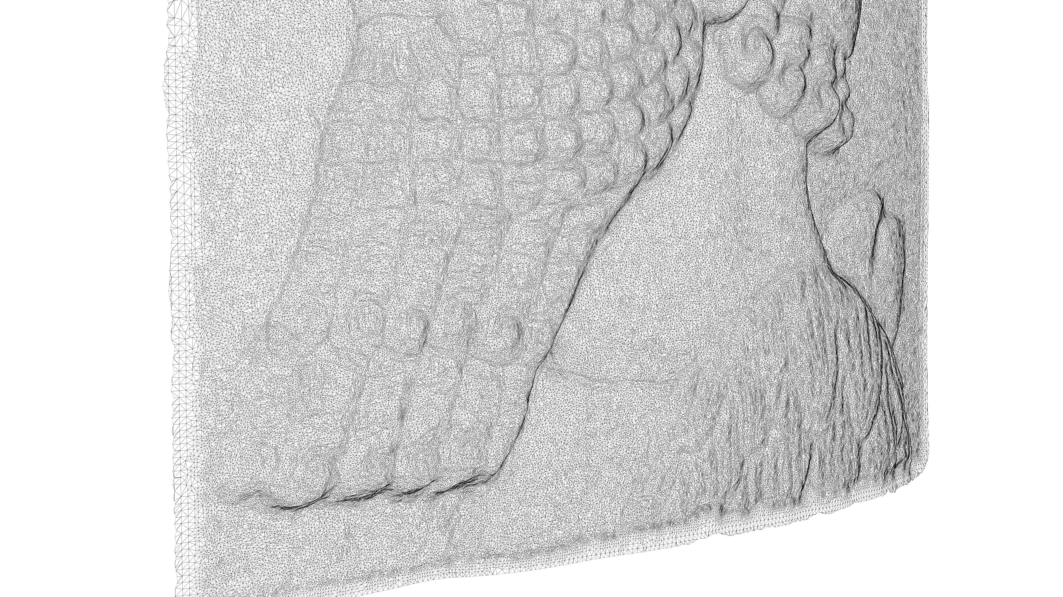 ASSYRIAN - TRIBUTAIRE MEDE II Low-poly 3D model_16