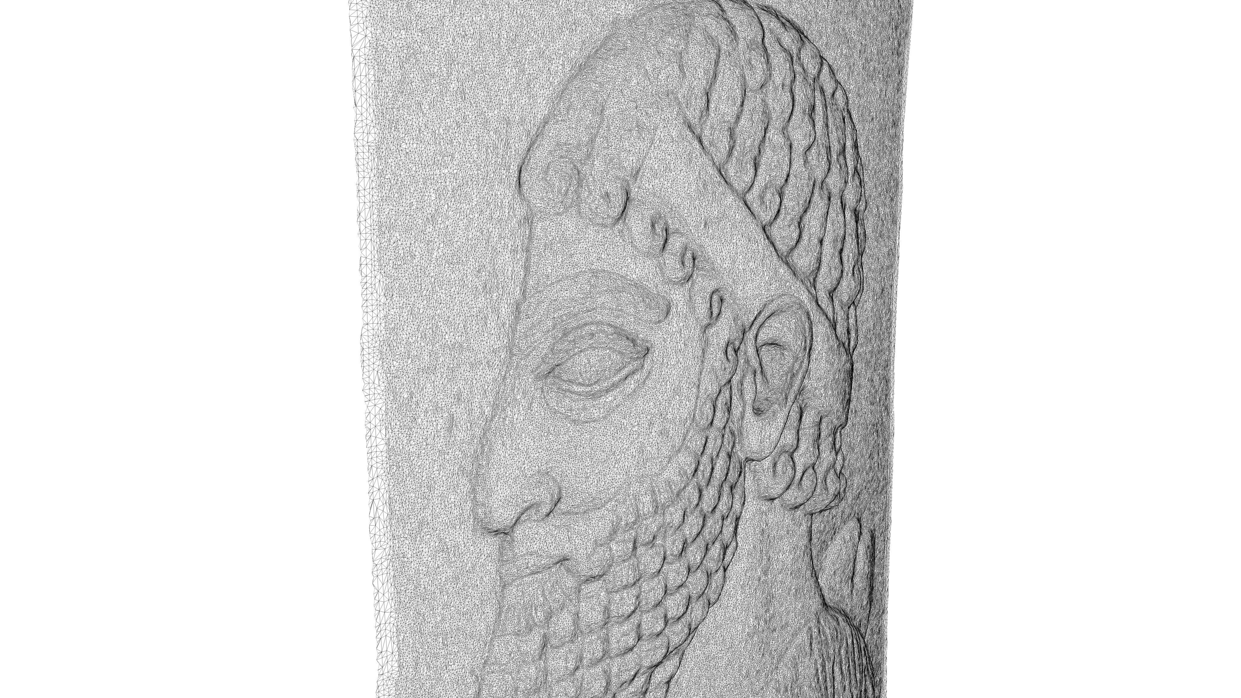 ASSYRIAN - TRIBUTAIRE MEDE II Low-poly 3D model_14