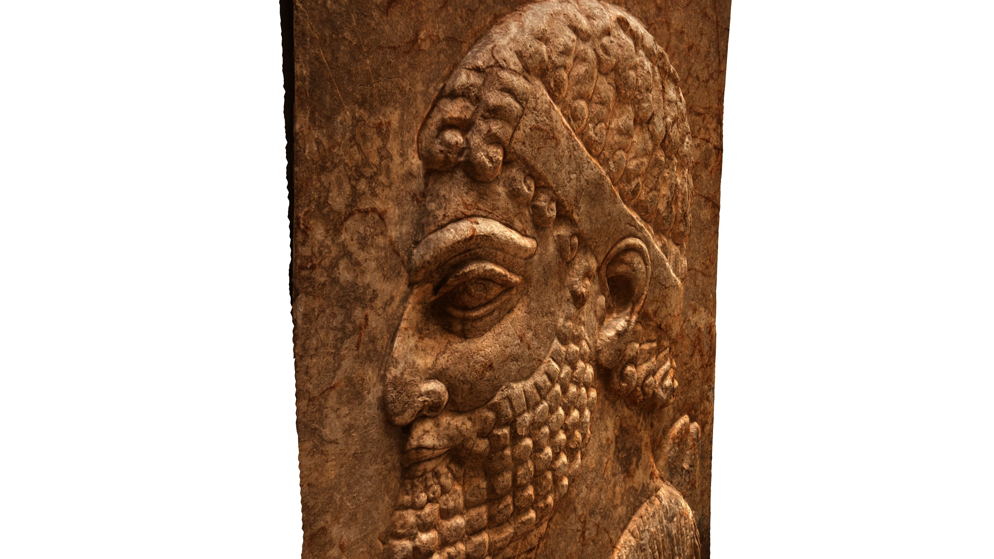 ASSYRIAN - TRIBUTAIRE MEDE II Low-poly 3D model_13