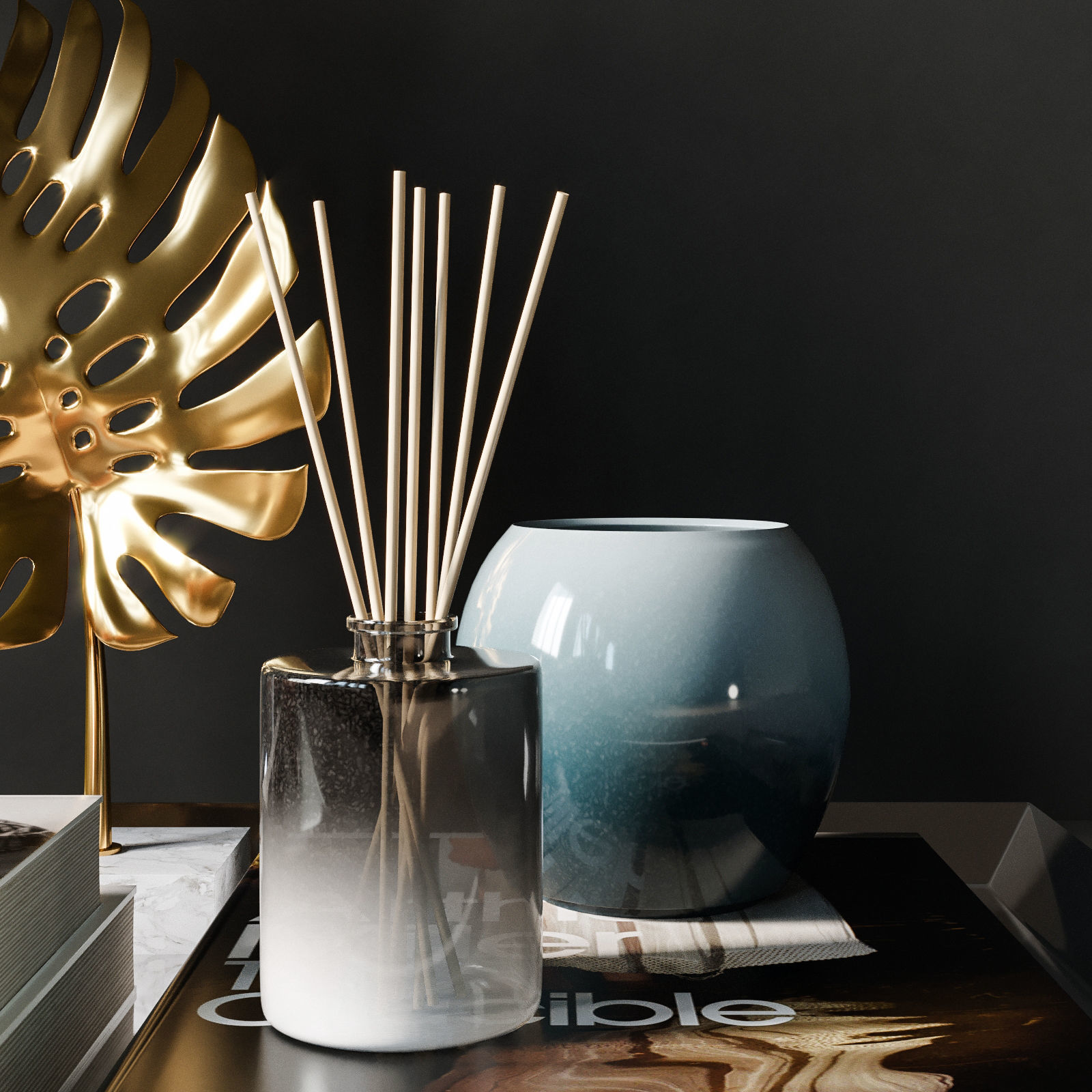 Decorative set interior 16 3D model_2