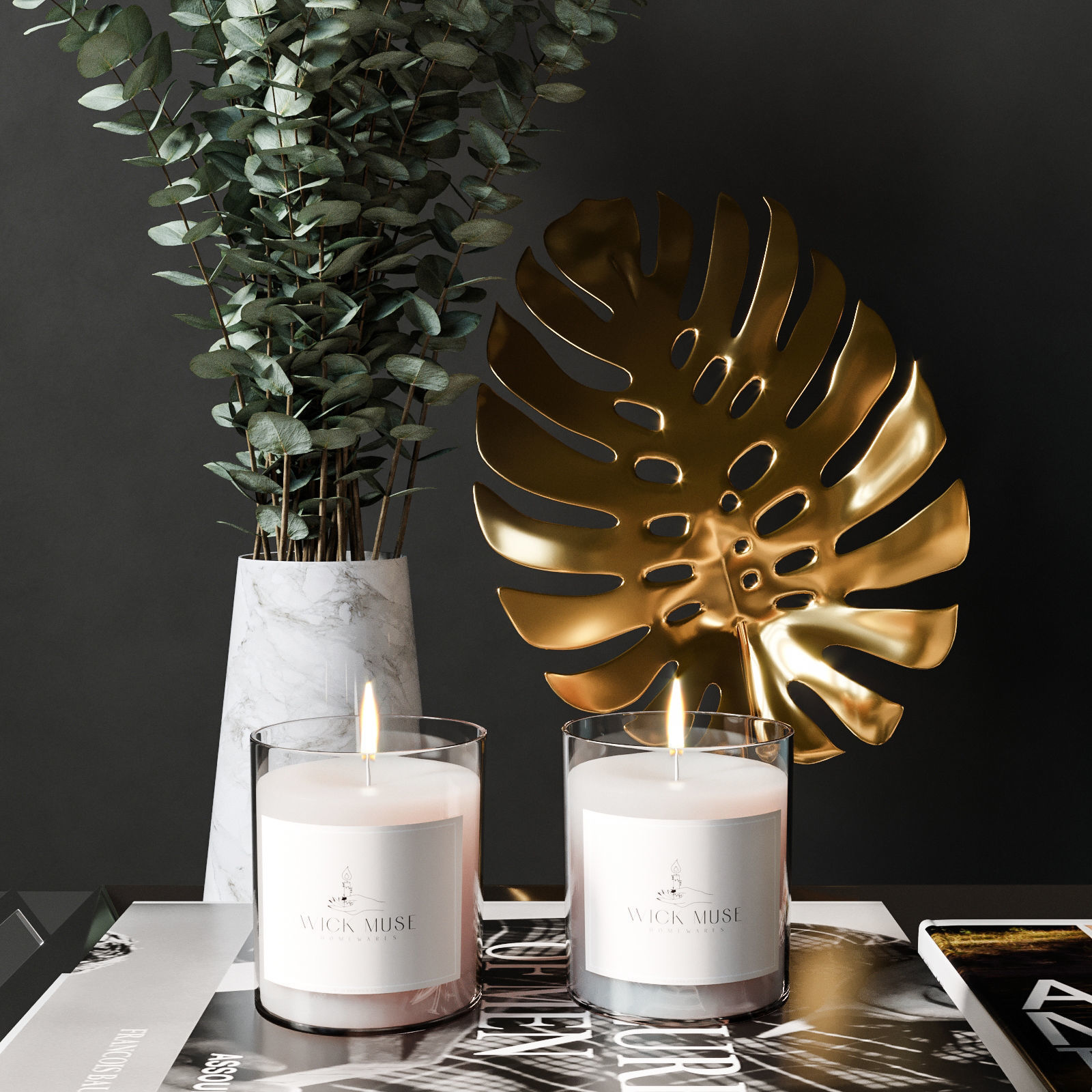 Decorative set interior 16 3D model_1