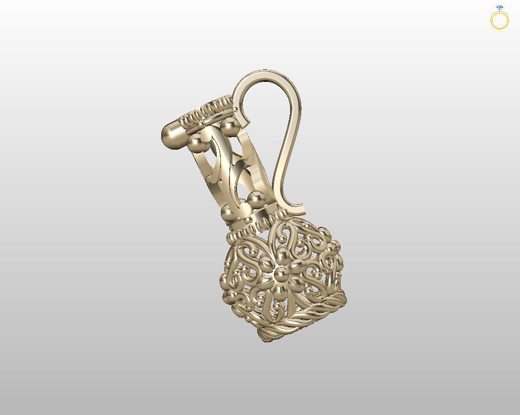 Jug pendant 3D print model_20