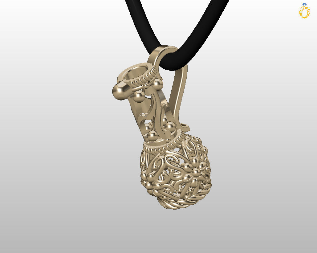 Jug pendant 3D print model_5