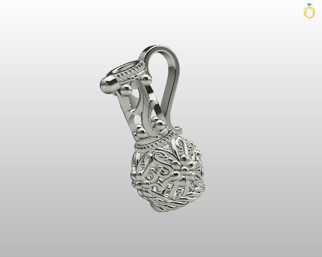 Jug pendant 3D print model_3