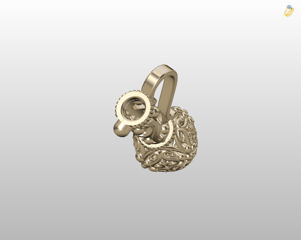 Jug pendant 3D print model_19