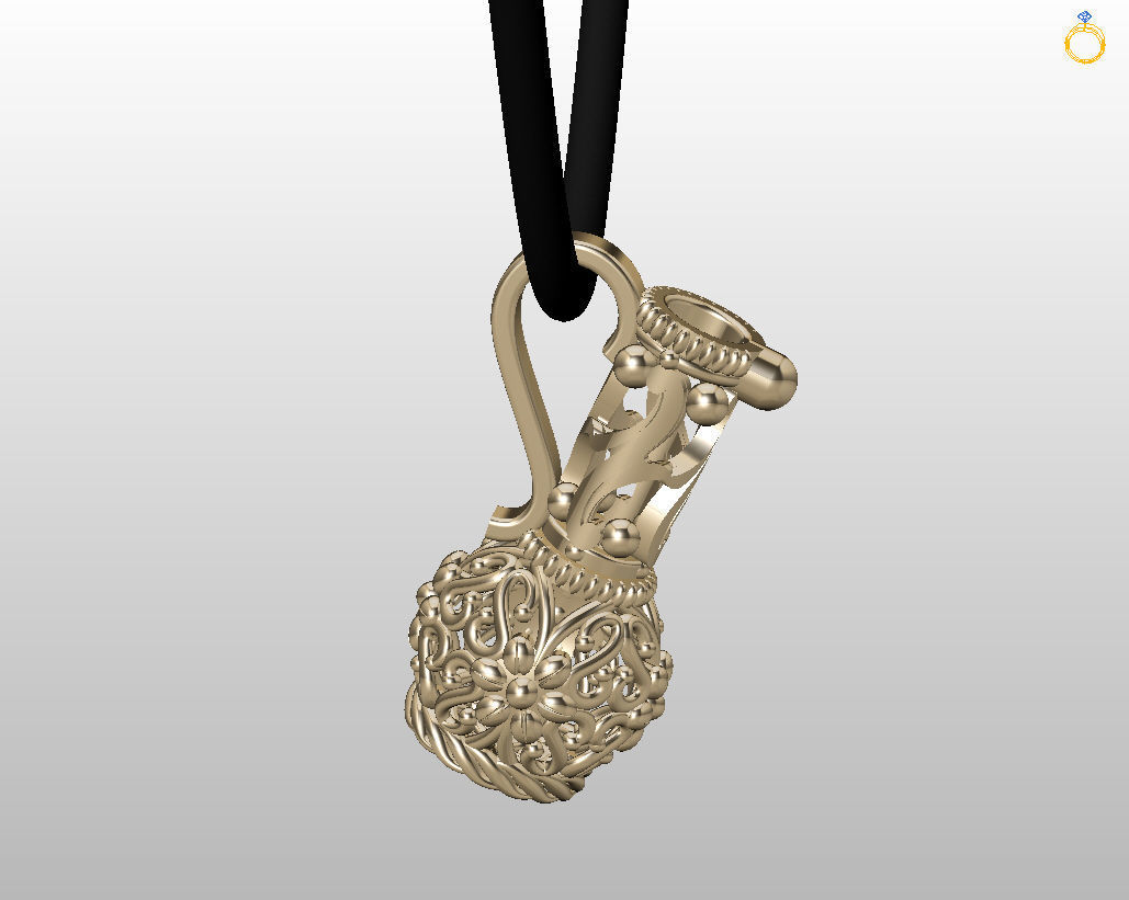 Jug pendant 3D print model_10