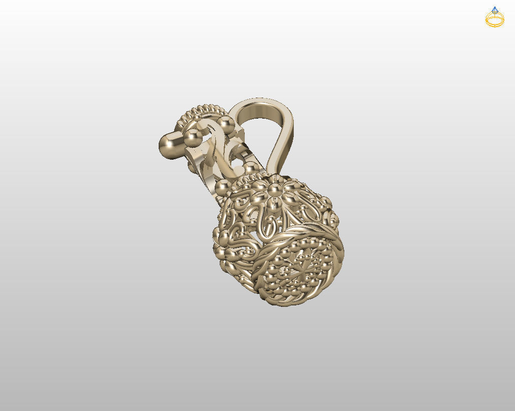 Jug pendant 3D print model_17