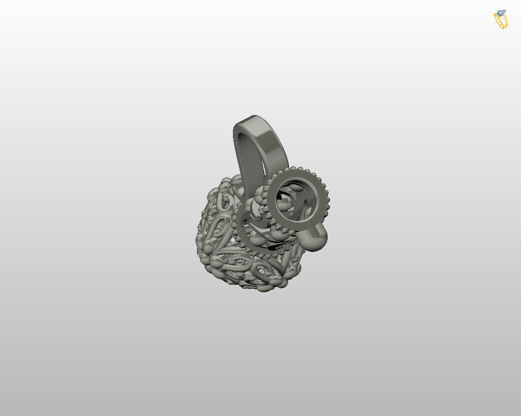 Jug pendant 3D print model_27