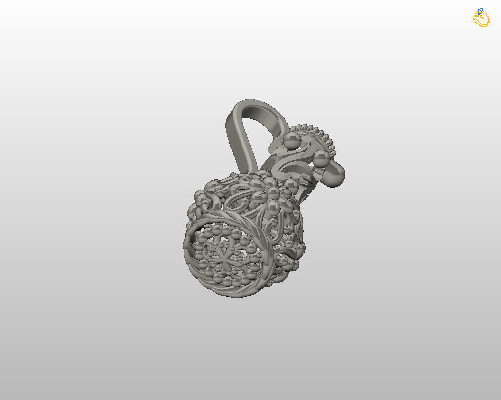 Jug pendant 3D print model_26