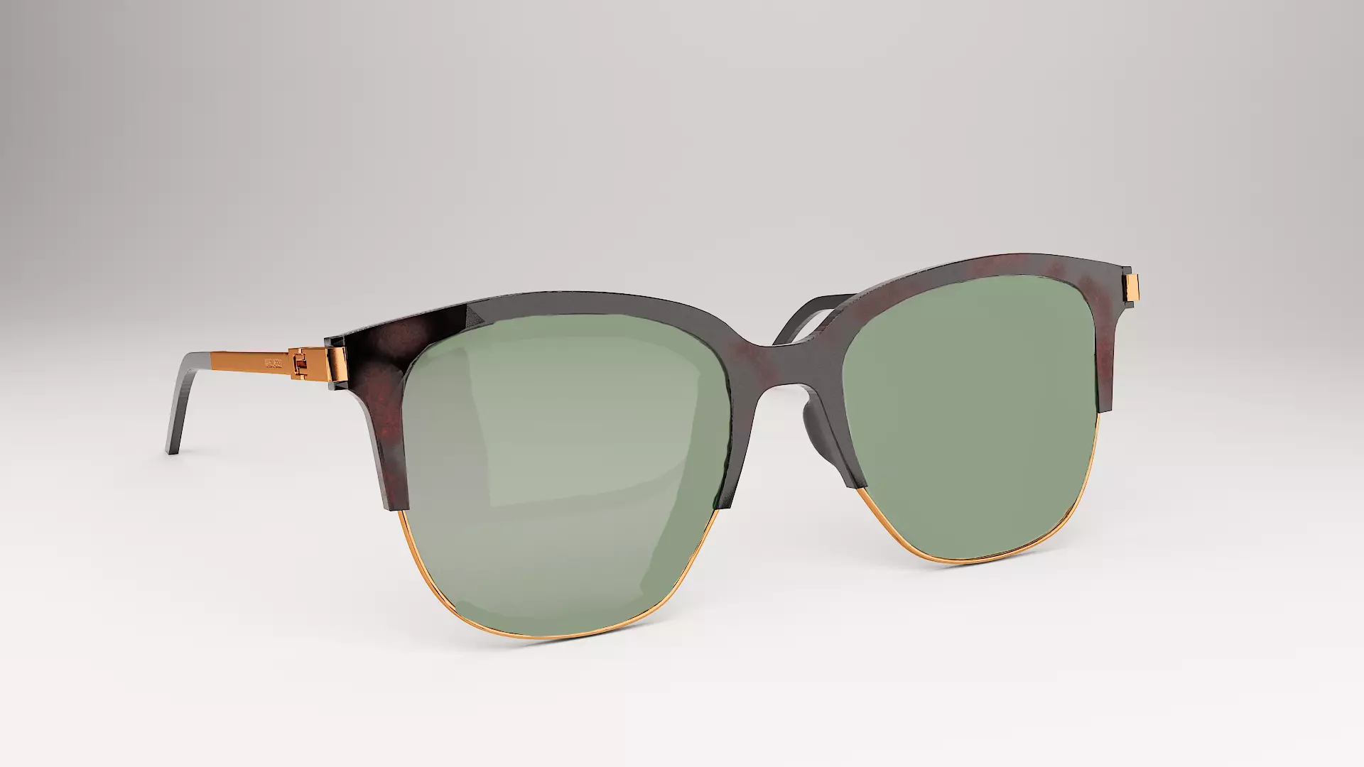 Sun Glasses Low-poly 3D model_0