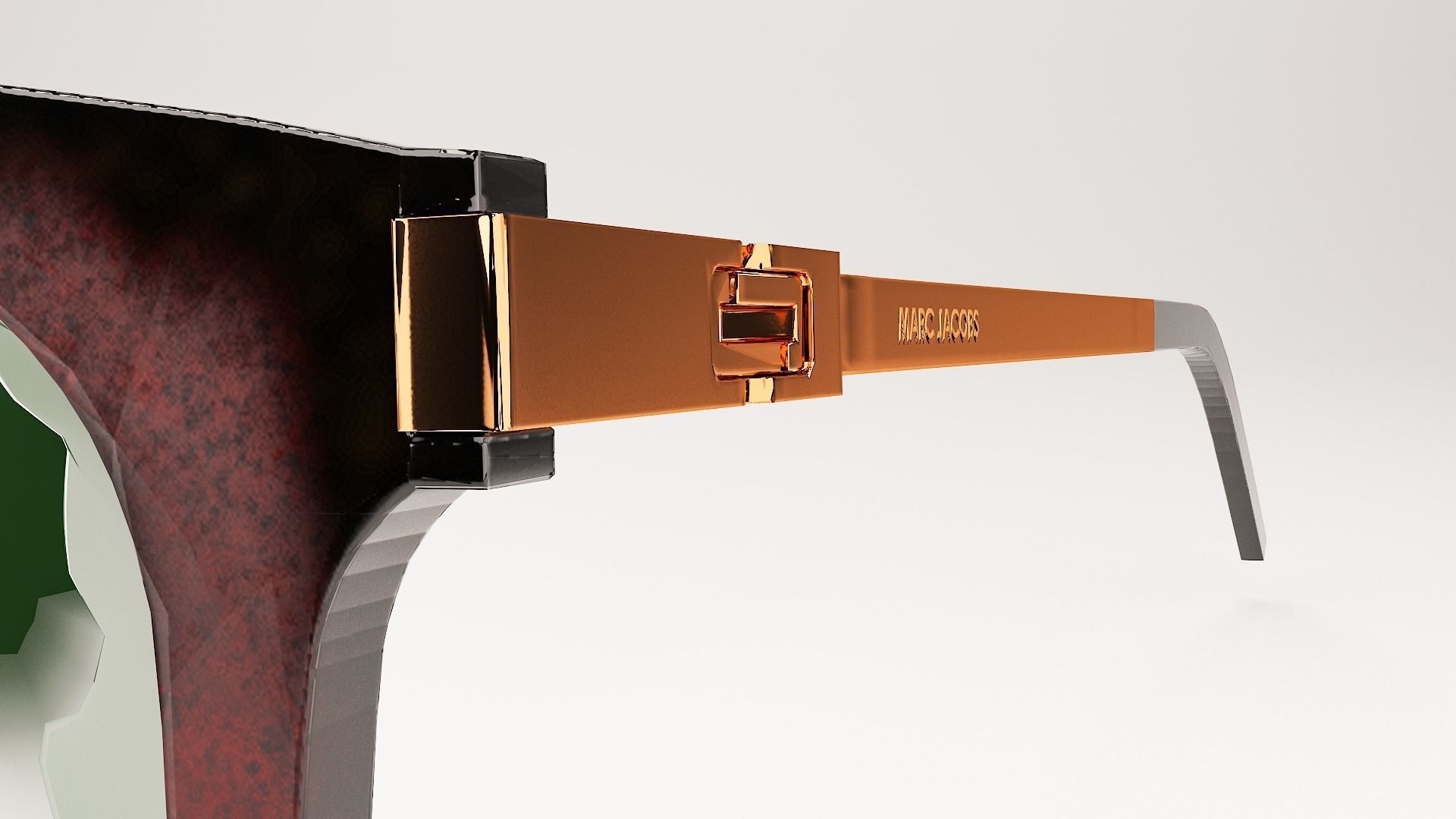 Sun Glasses Low-poly 3D model_4