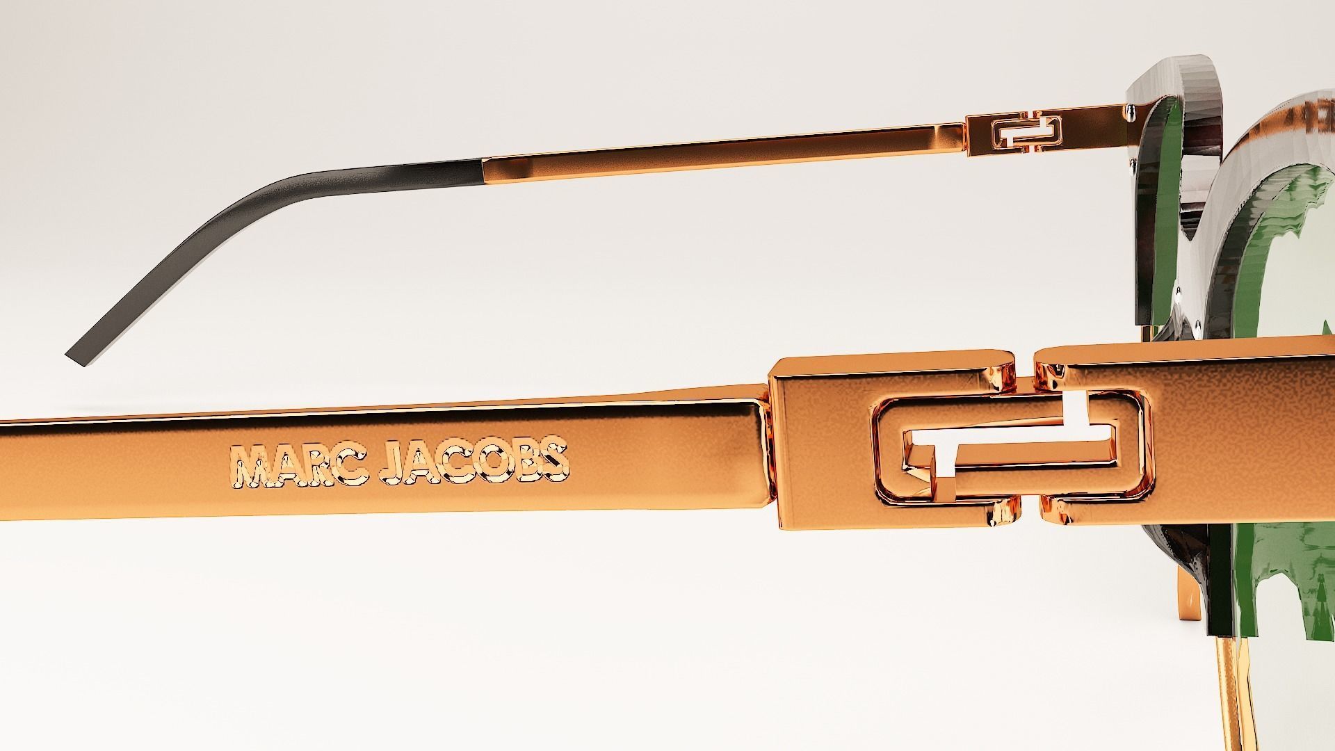 Sun Glasses Low-poly 3D model_2