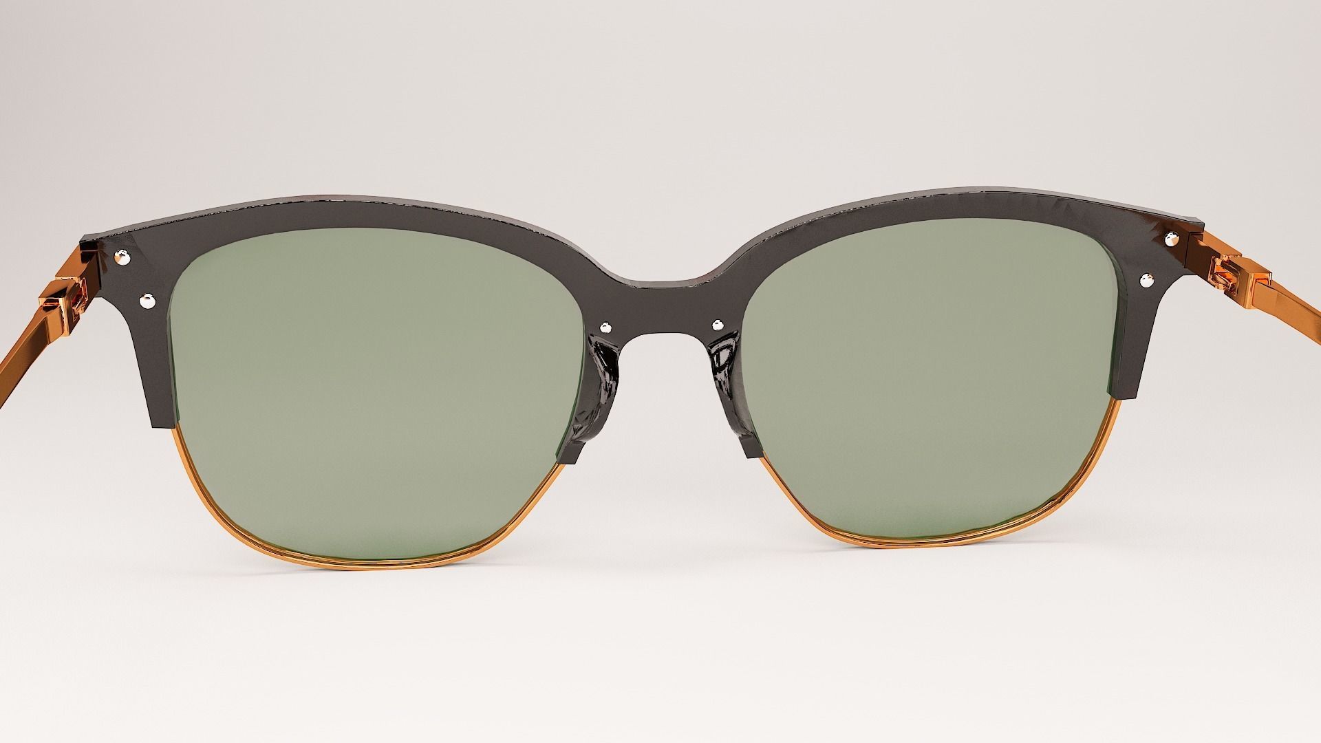 Sun Glasses Low-poly 3D model_6