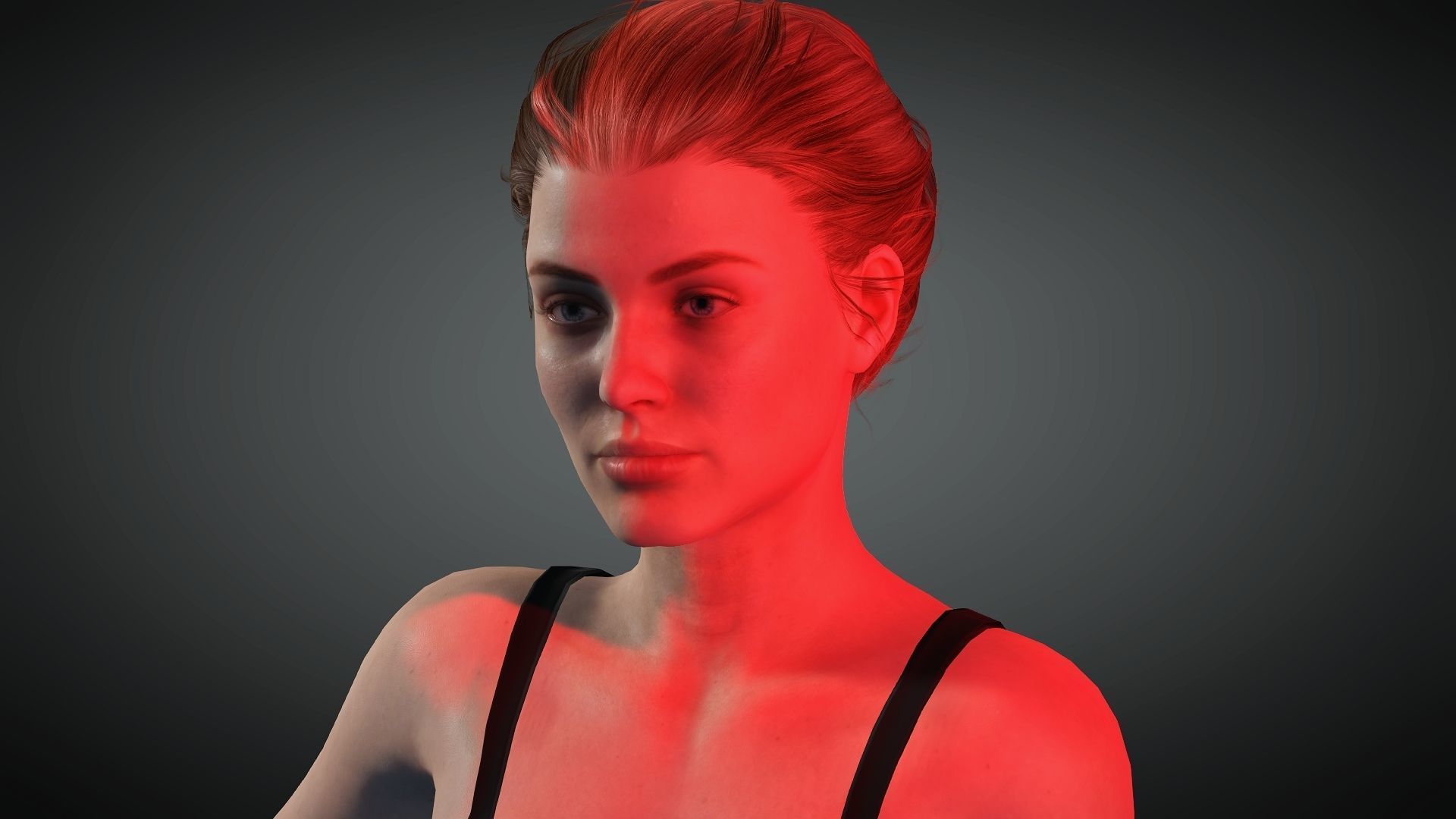 Cassie - 4K Animasyon For game Low-poly 3D model Low-poly 3D model_1