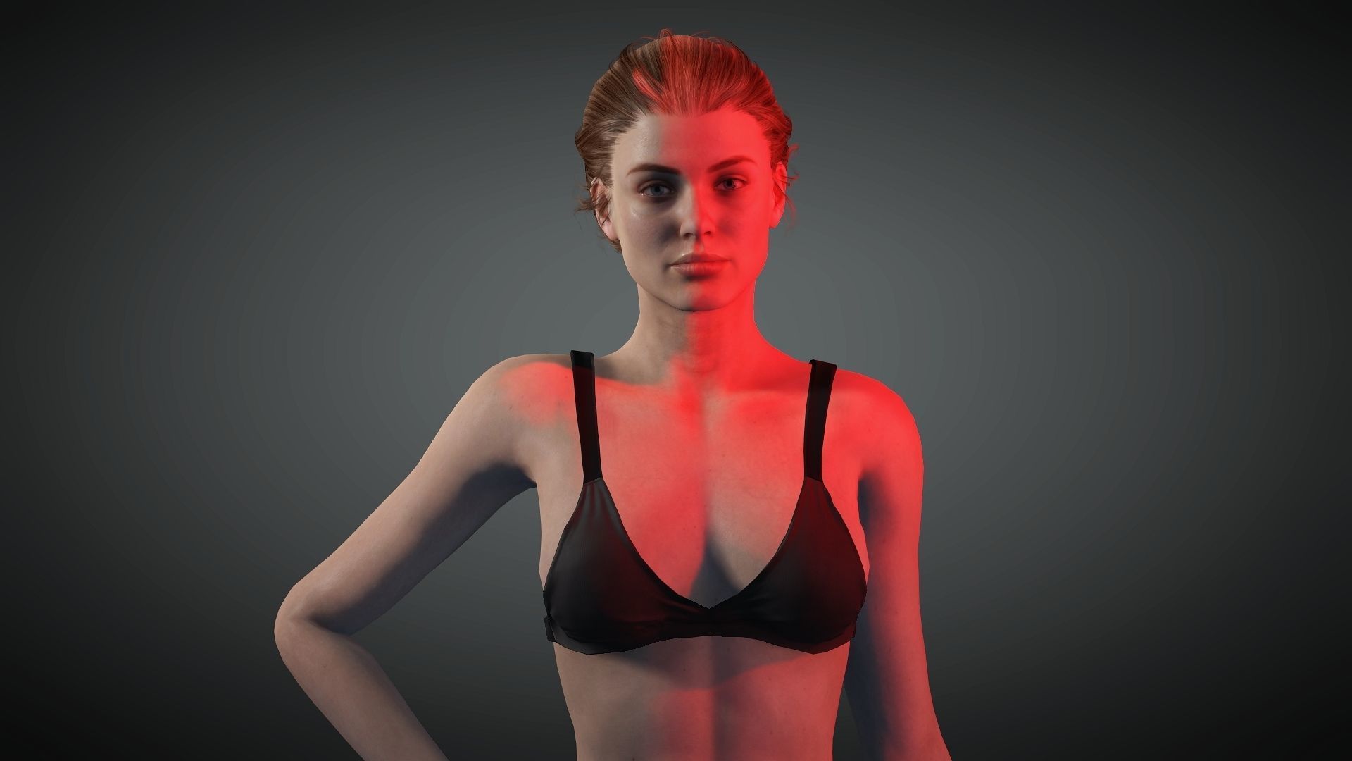 Cassie - 4K Animasyon For game Low-poly 3D model Low-poly 3D model_2