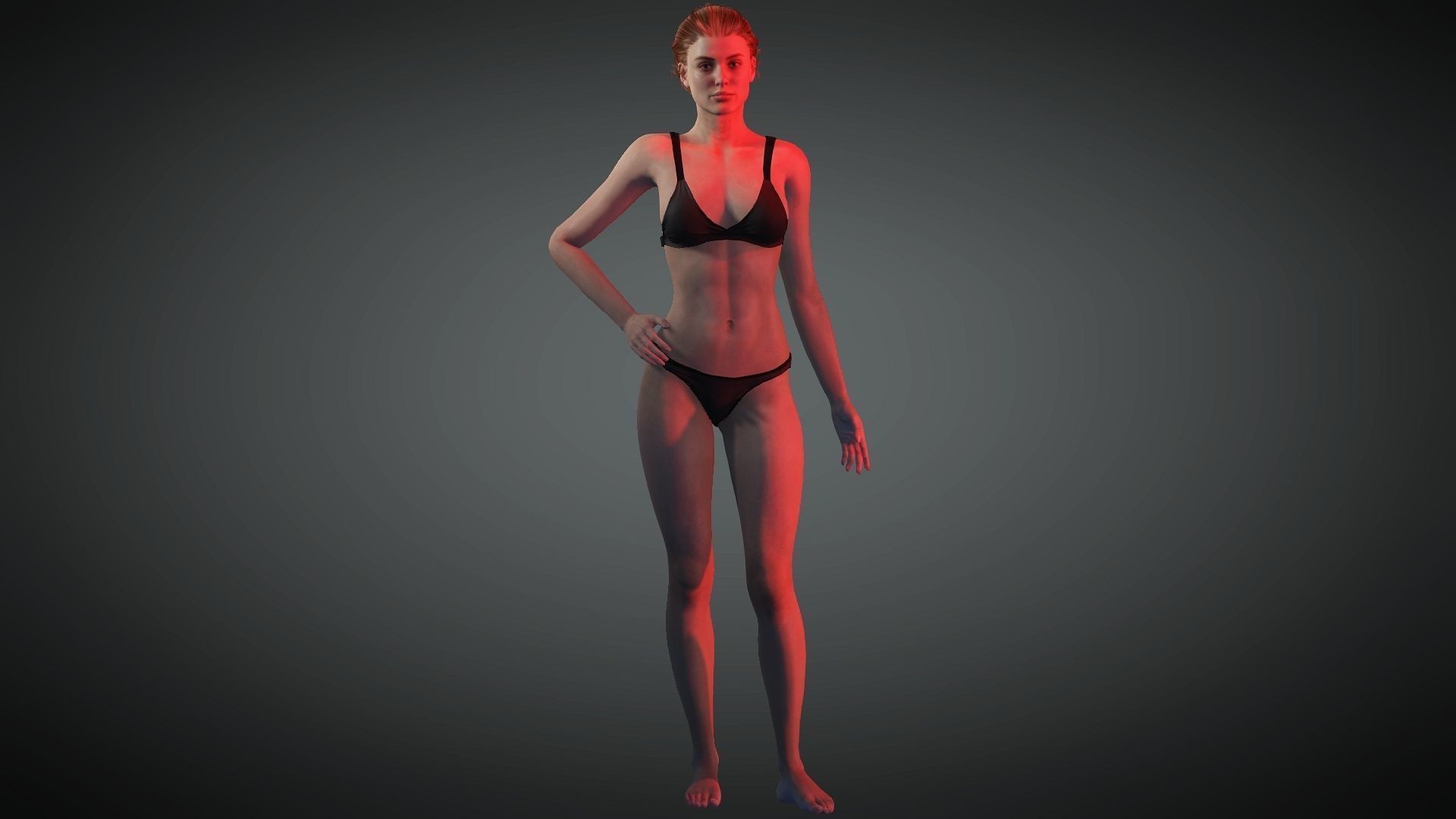 Cassie - 4K Animasyon For game Low-poly 3D model Low-poly 3D model_3