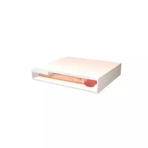 Book Of Matches v1 001 Low-poly 3D model