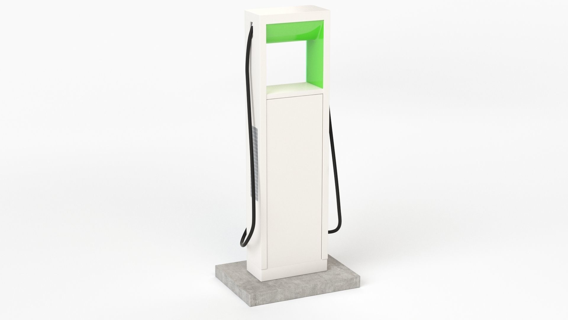 Electric Vehicle Charging Station Electrify America Part 2 3D model_25