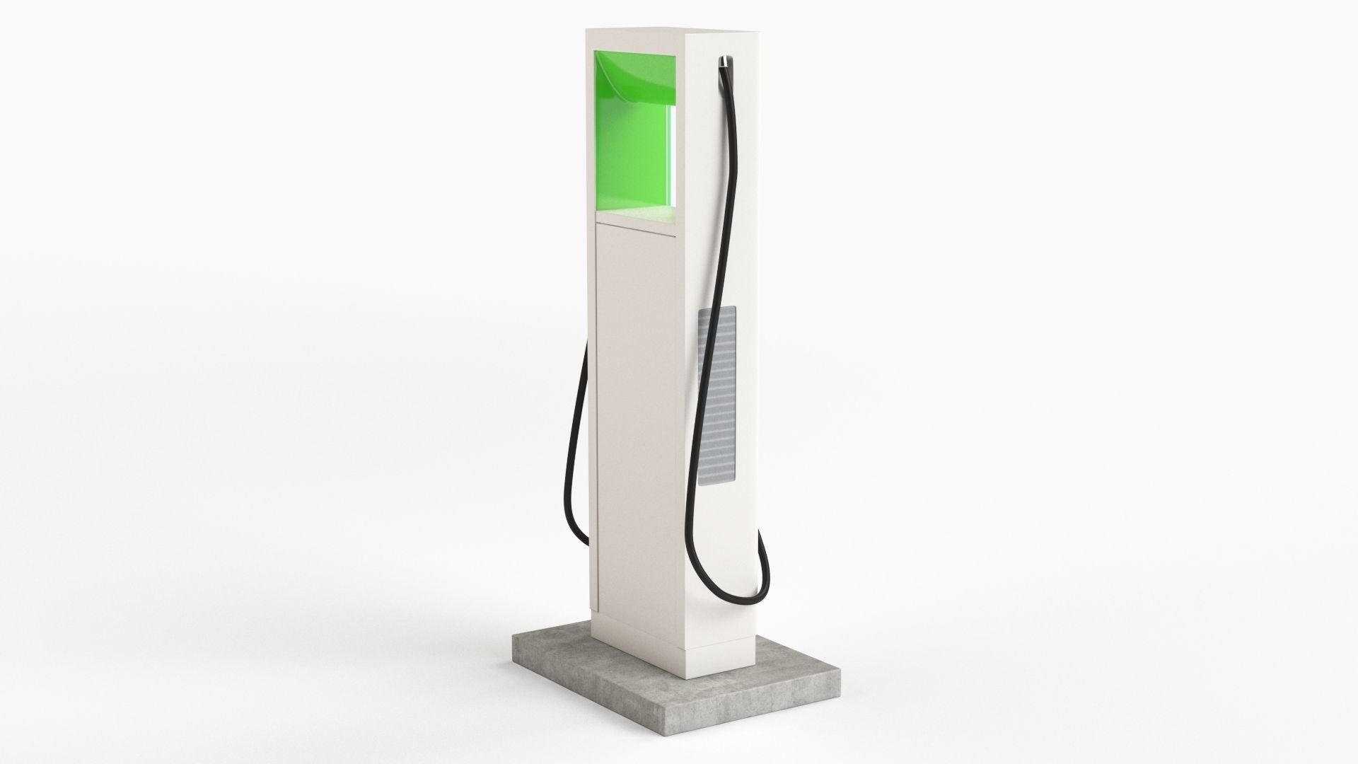 Electric Vehicle Charging Station Electrify America Part 2 3D model_13