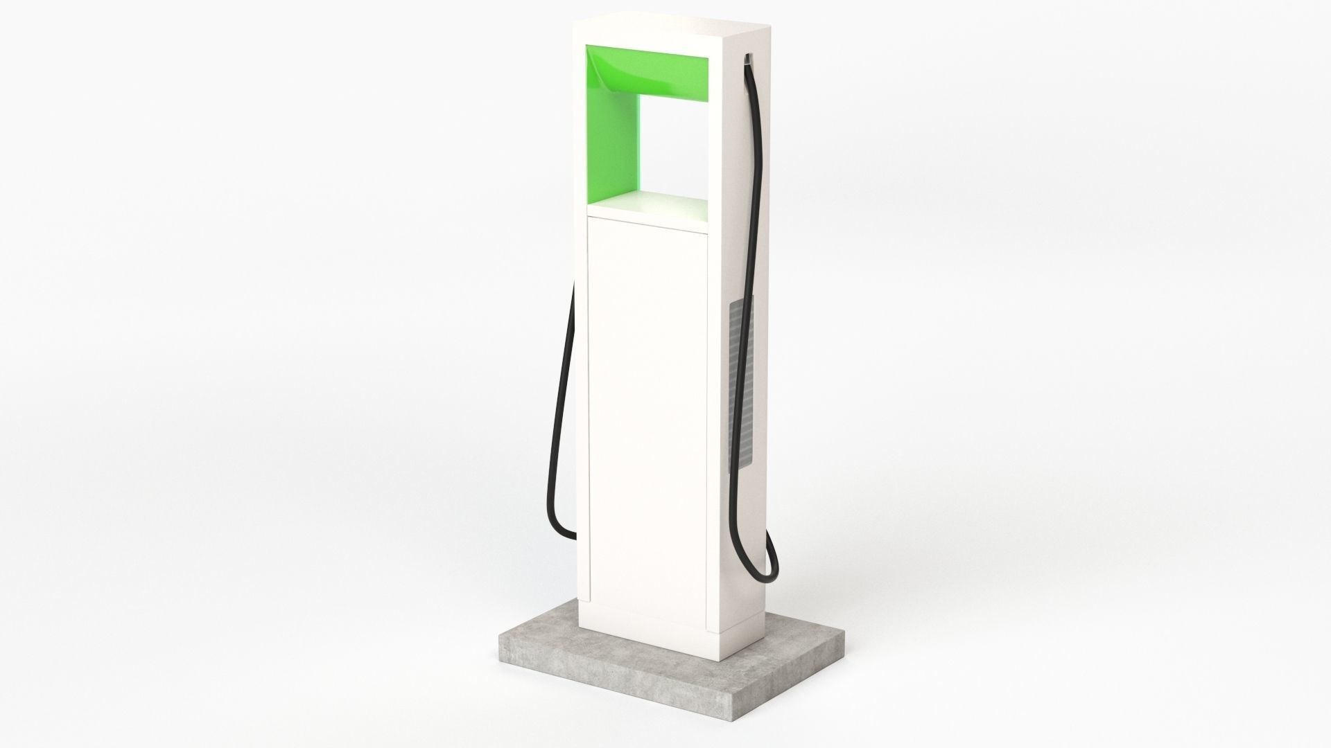 Electric Vehicle Charging Station Electrify America Part 2 3D model_23