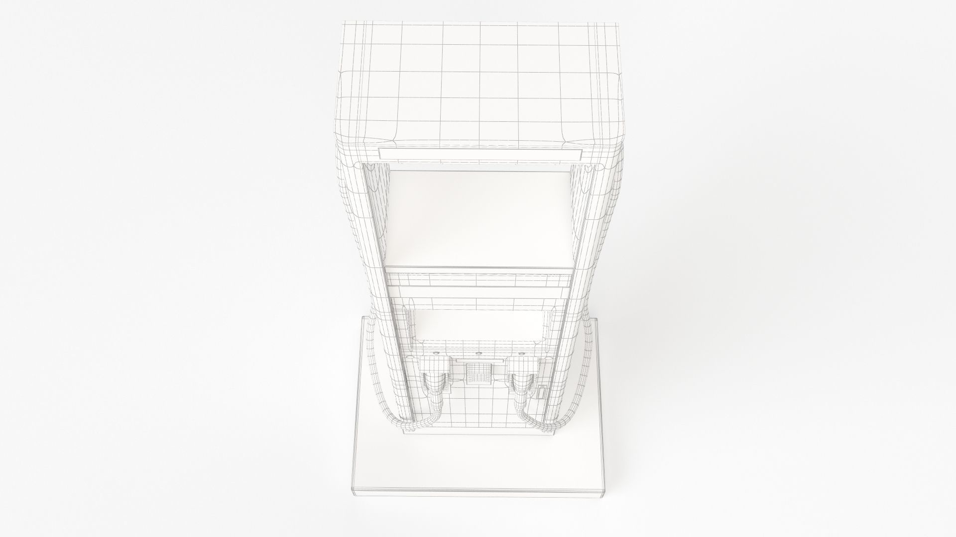 Electric Vehicle Charging Station Electrify America Part 2 3D model_9