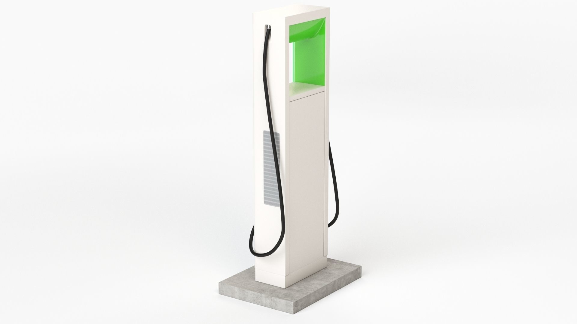 Electric Vehicle Charging Station Electrify America Part 2 3D model_26