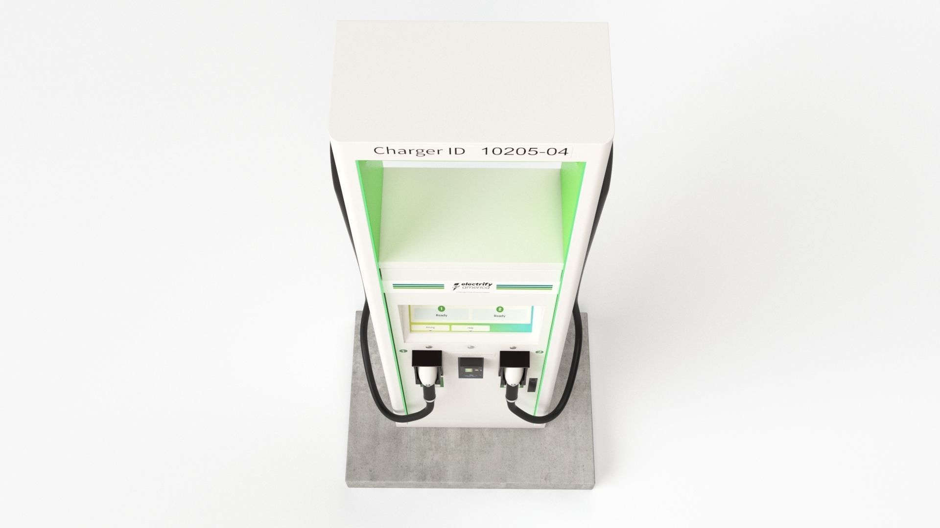 Electric Vehicle Charging Station Electrify America Part 2 3D model_14