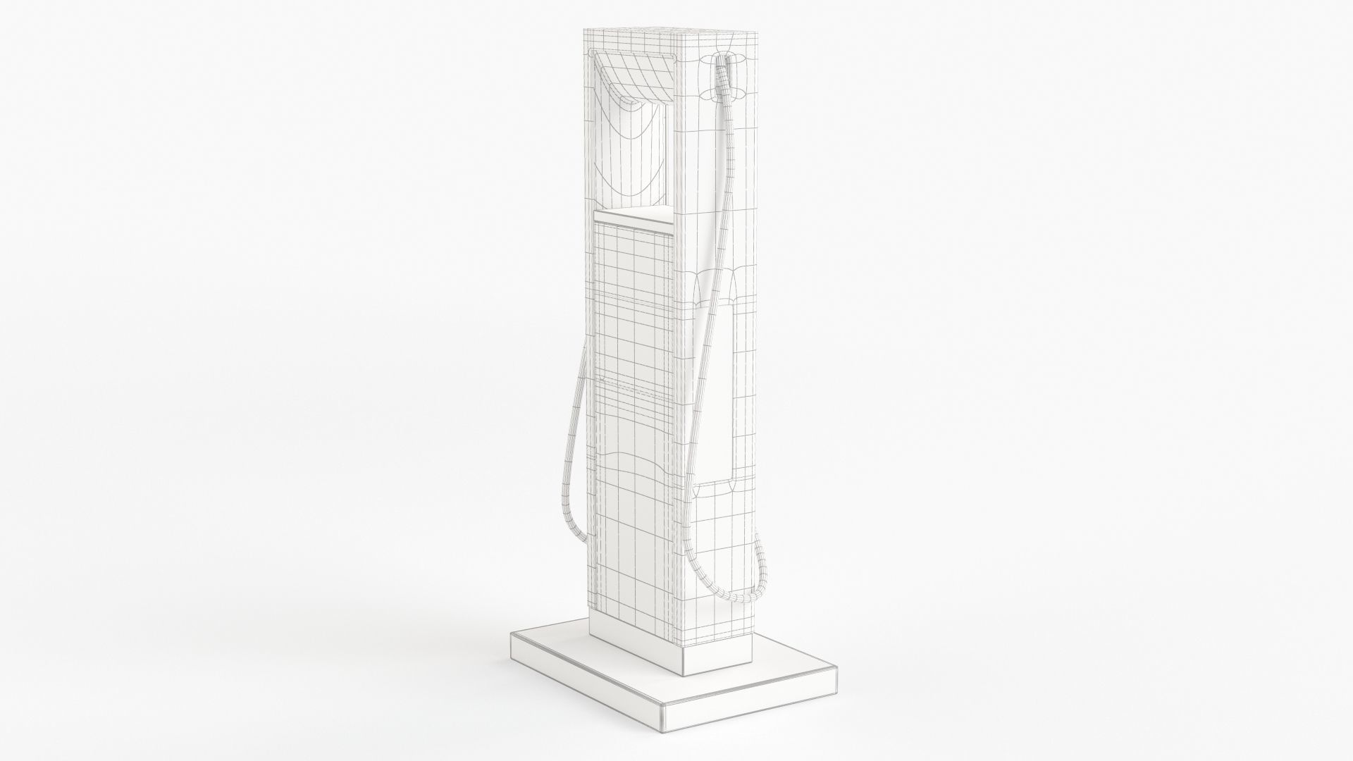 Electric Vehicle Charging Station Electrify America Part 2 3D model_10