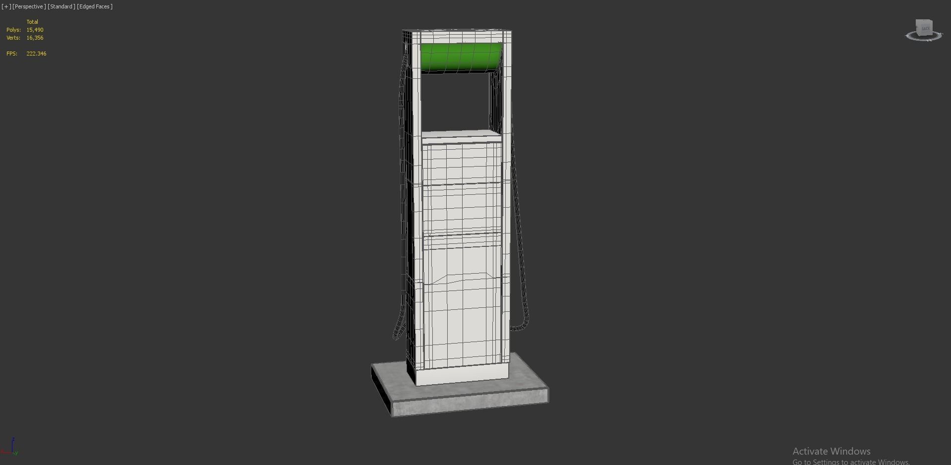 Electric Vehicle Charging Station Electrify America Part 2 3D model_6