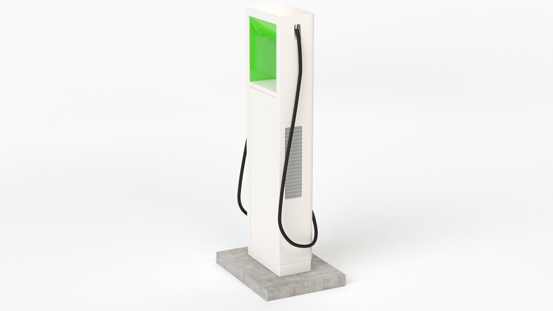 Electric Vehicle Charging Station Electrify America Part 2 3D model_22