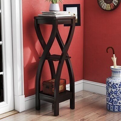 Red Cocoa Cuevas Square Plant Stand 3D model