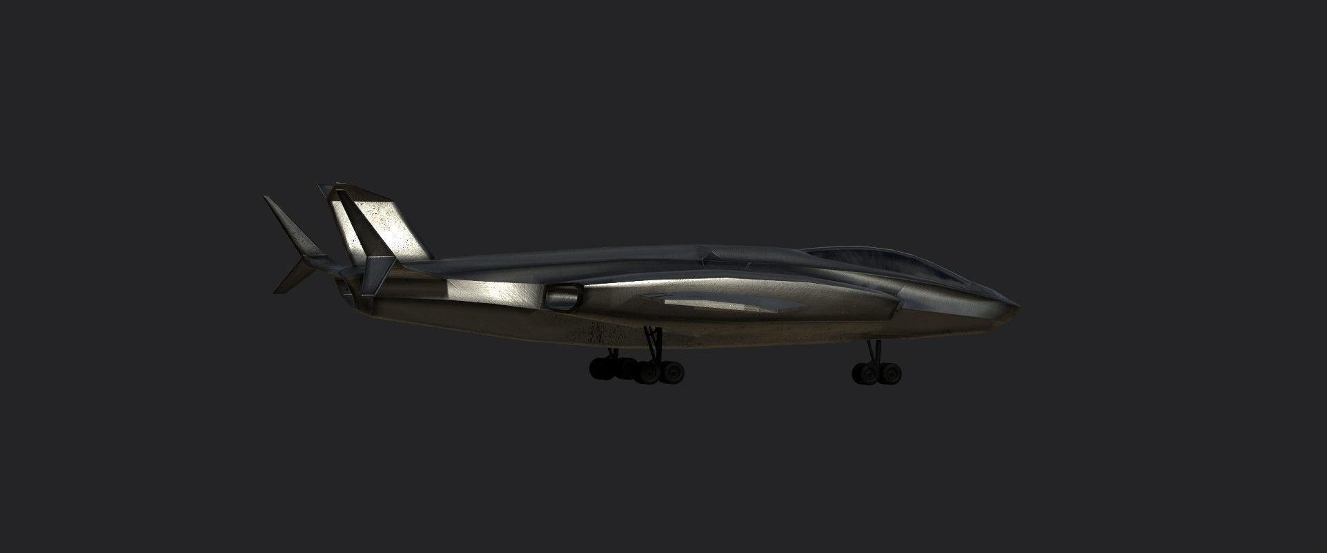 Space Freedom Fighter Low-poly 3D model_19