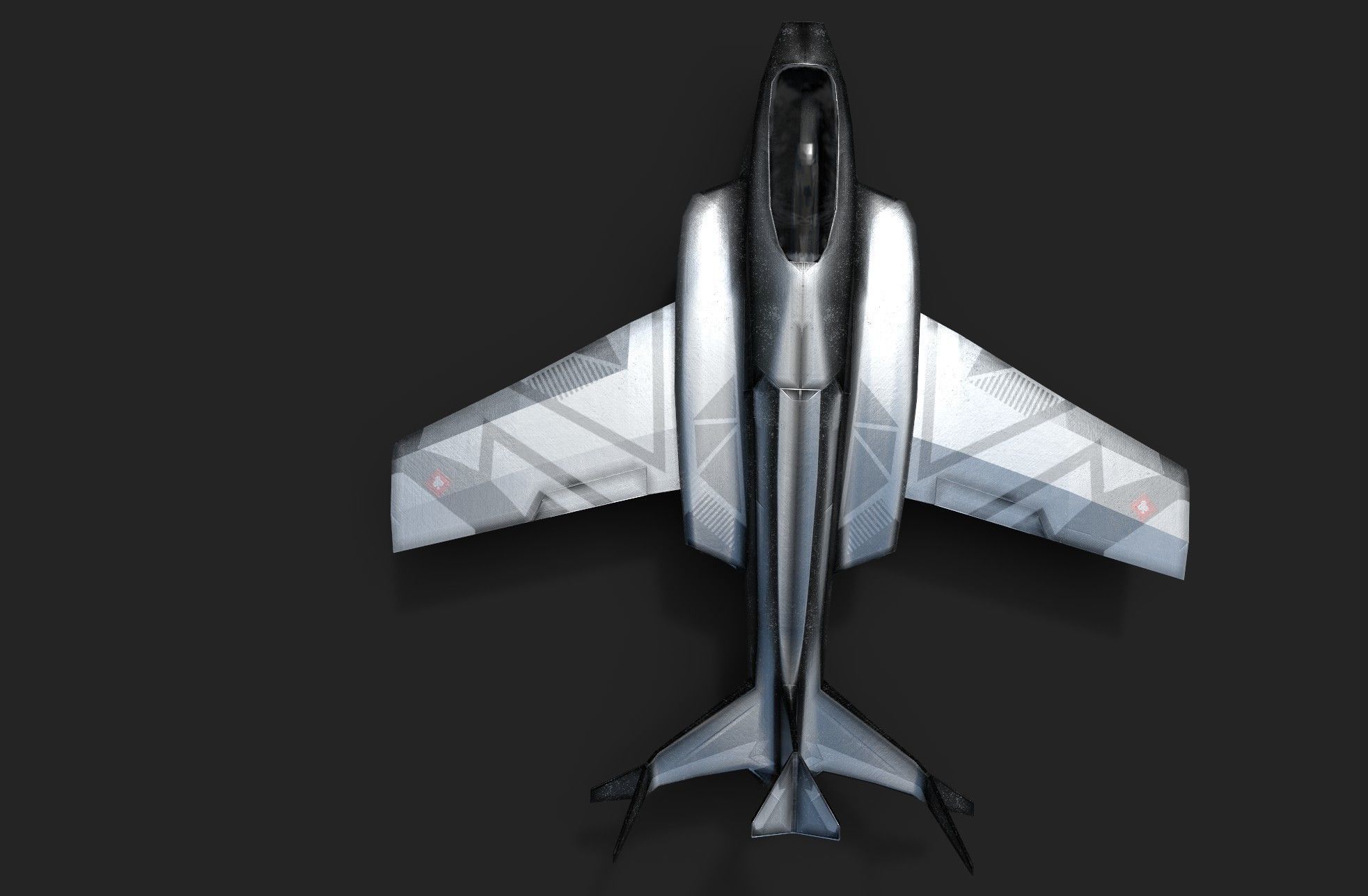 Space Freedom Fighter Low-poly 3D model_28