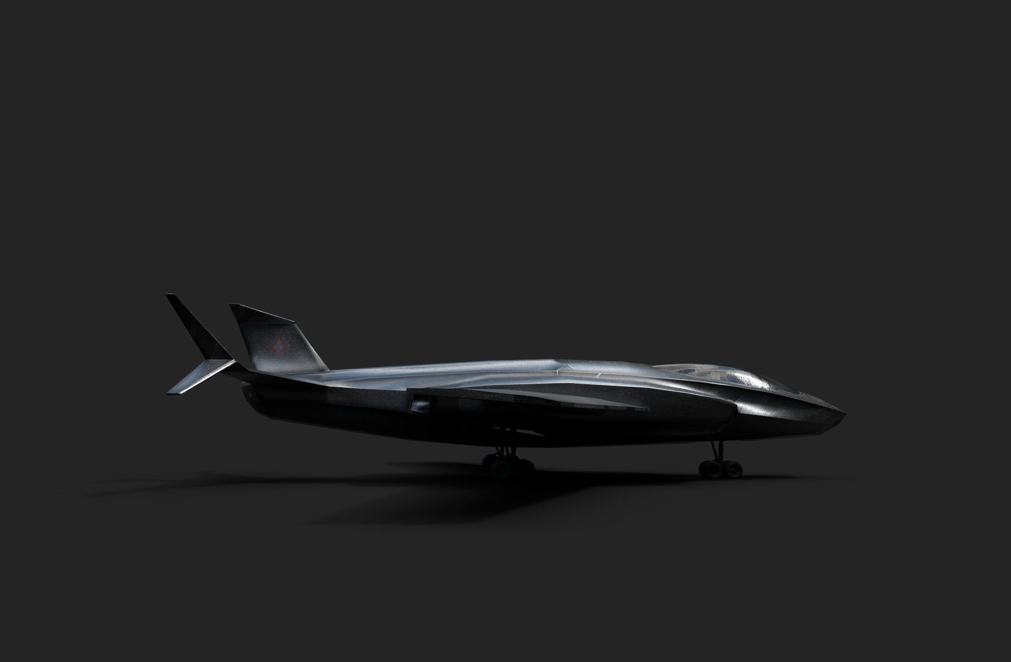 Space Freedom Fighter Low-poly 3D model_3