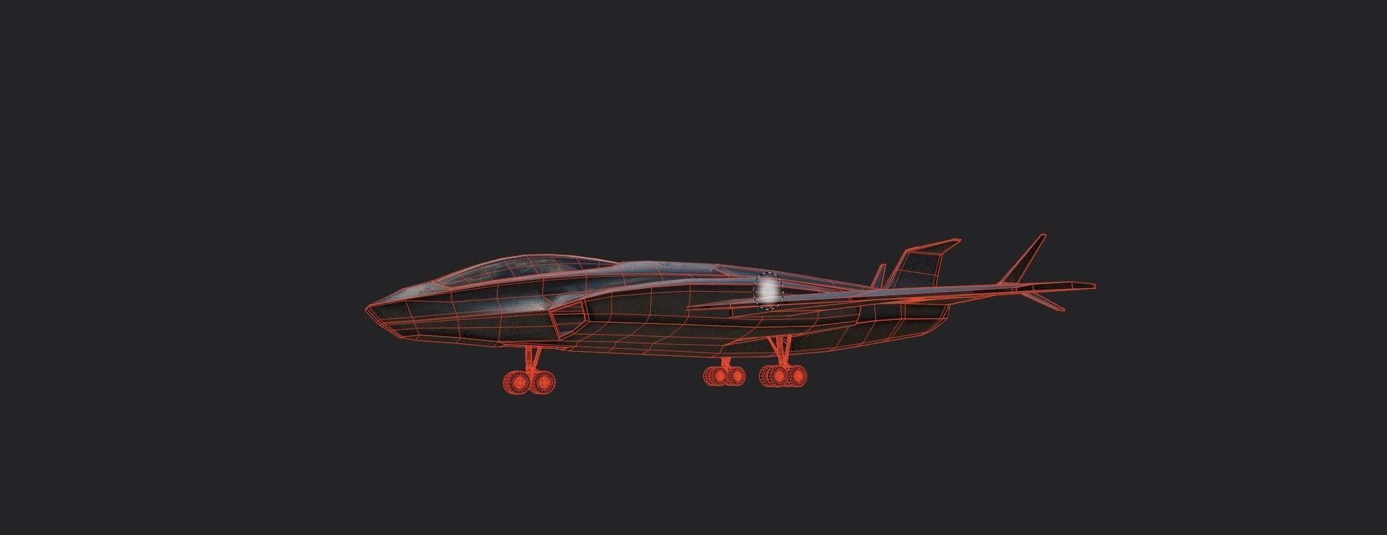 Space Freedom Fighter Low-poly 3D model_5