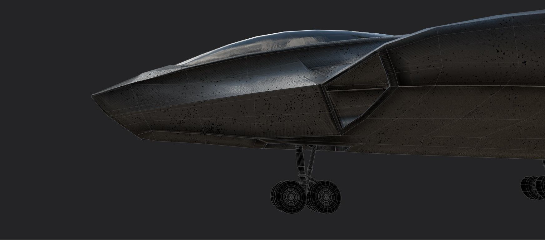 Space Freedom Fighter Low-poly 3D model_11