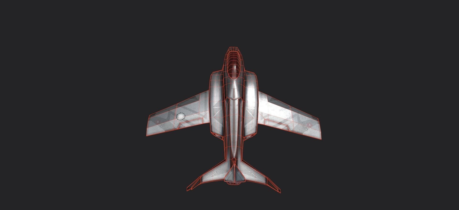 Space Freedom Fighter Low-poly 3D model_8