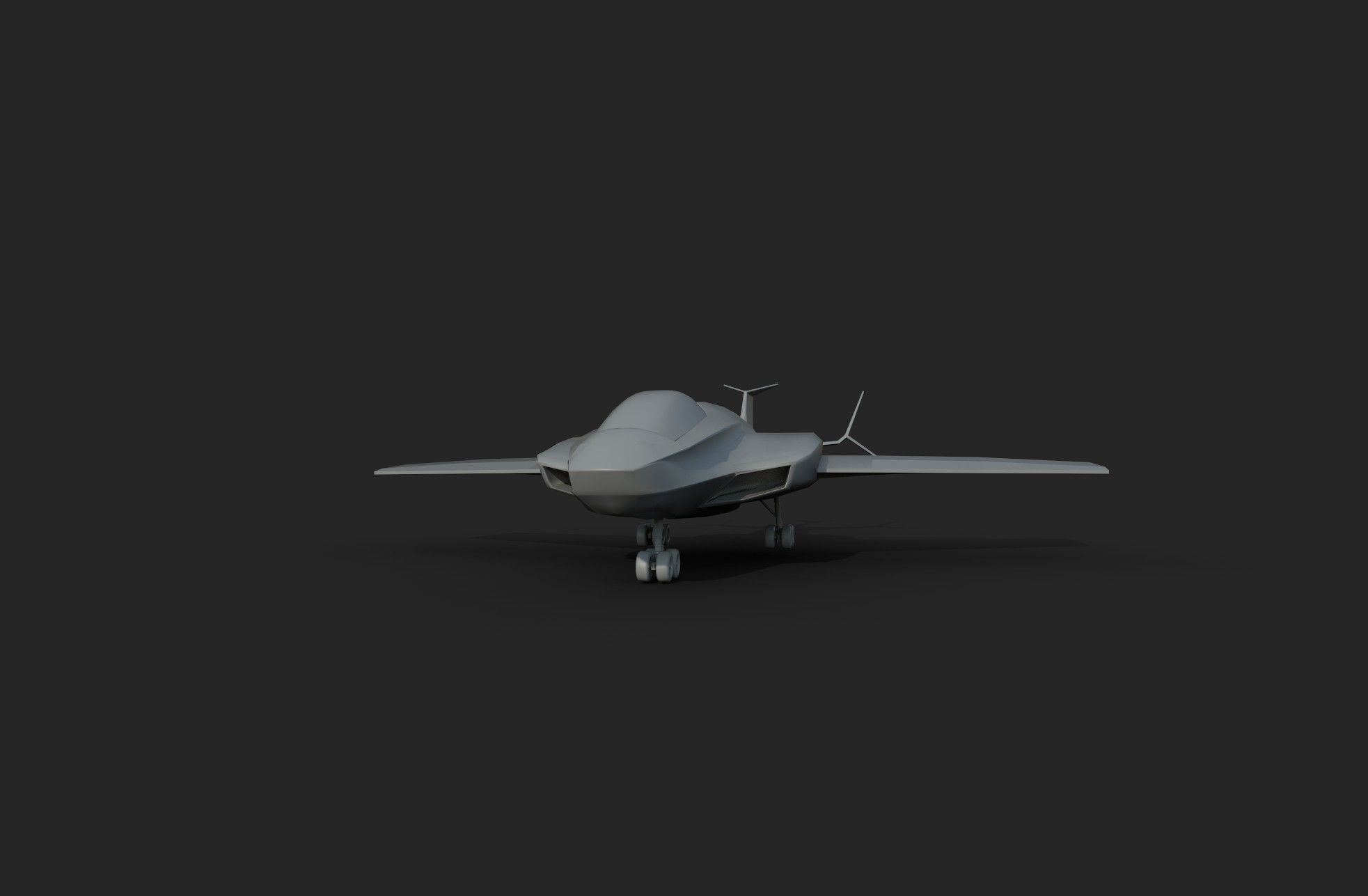 Space Freedom Fighter Low-poly 3D model_21