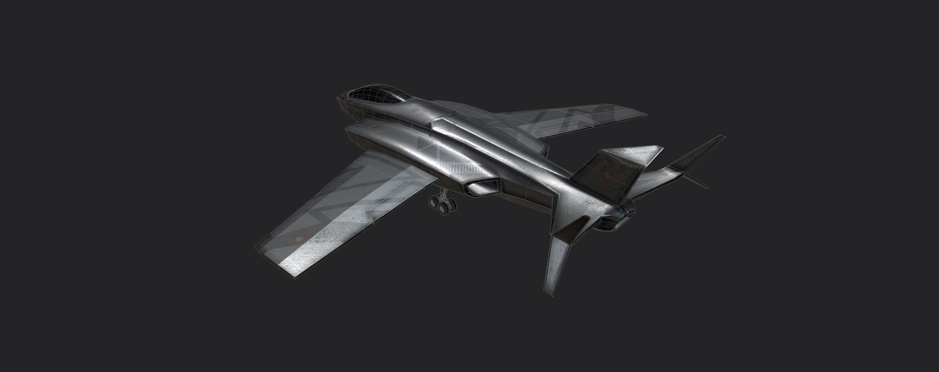 Space Freedom Fighter Low-poly 3D model_12
