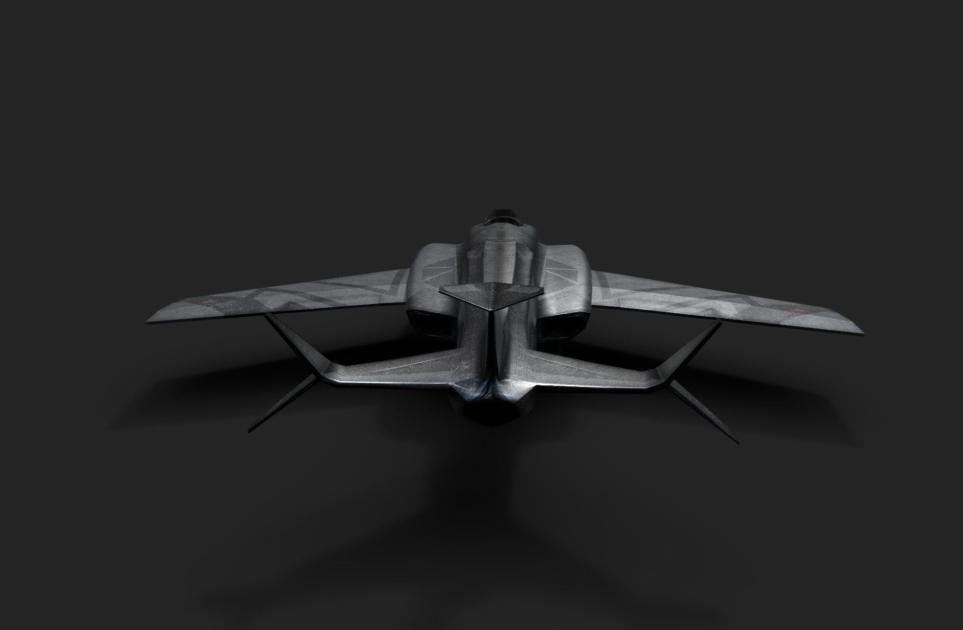 Space Freedom Fighter Low-poly 3D model_29
