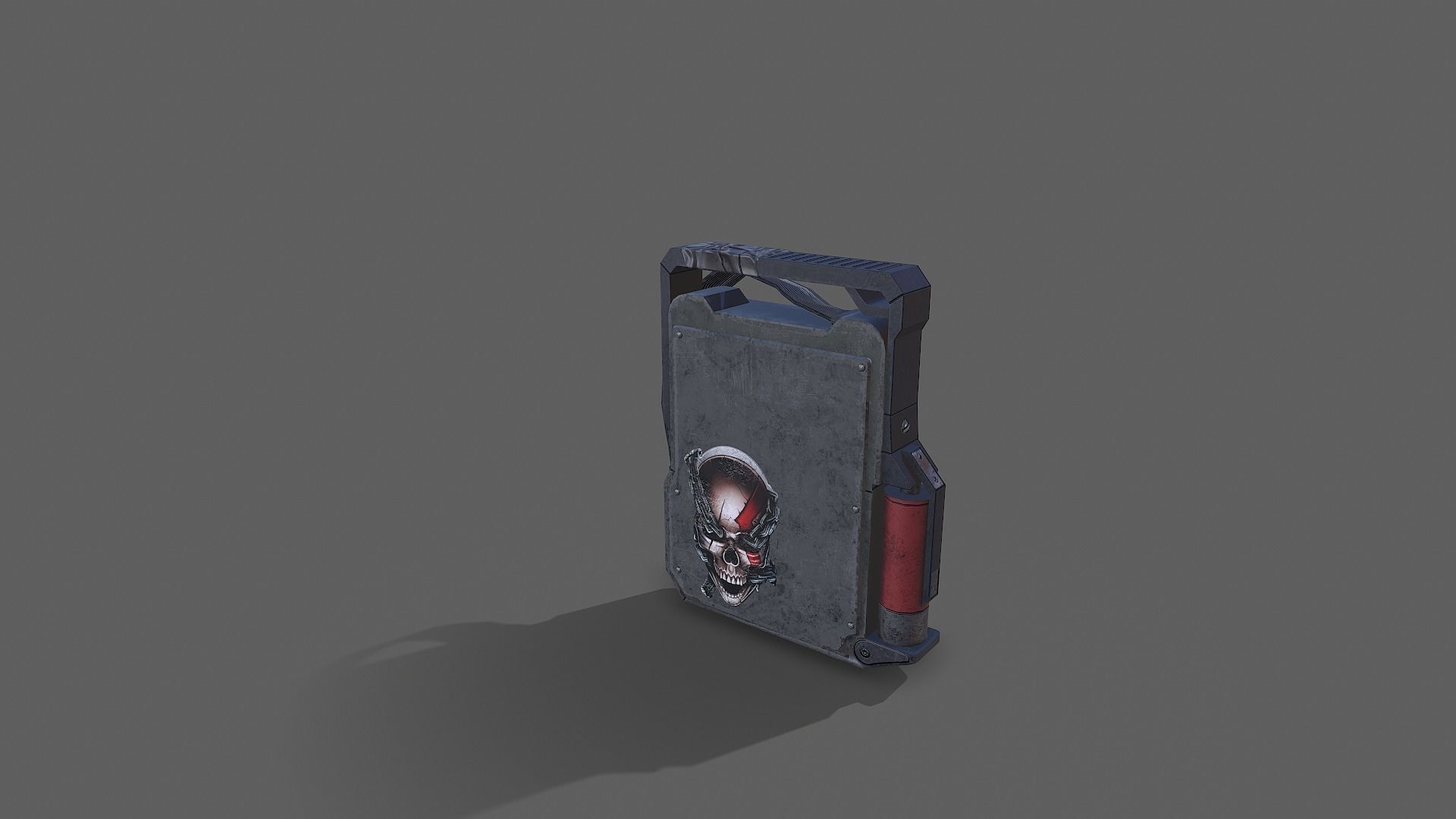 Communicators device with light Low-poly 3D model_11