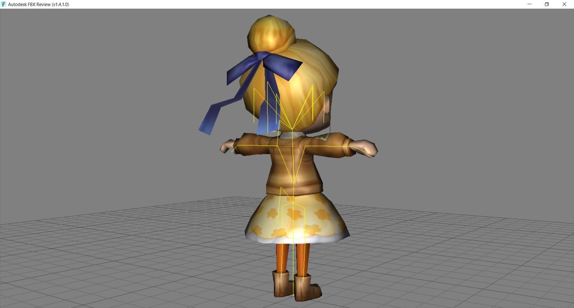 Lowpoly Character Cartoon - C12 Low-poly 3D model_2