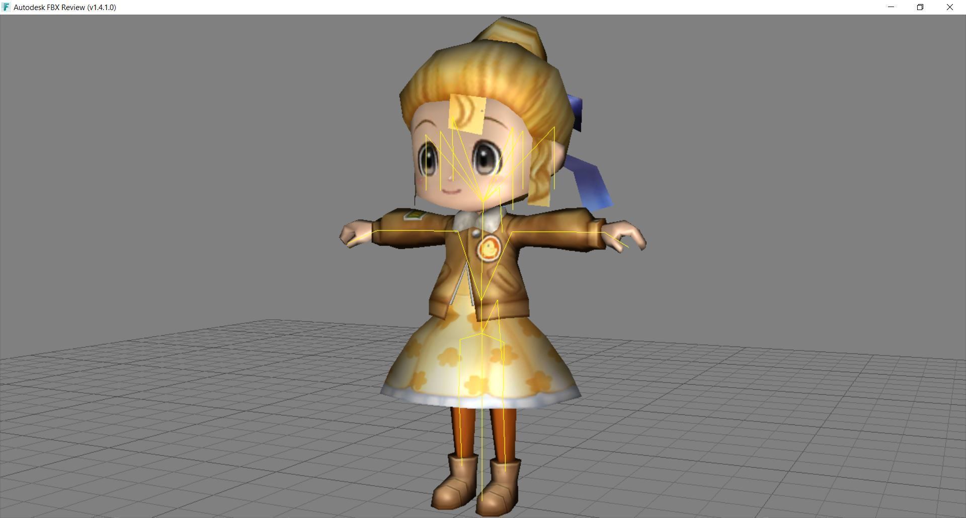 Lowpoly Character Cartoon - C12 Low-poly 3D model_1