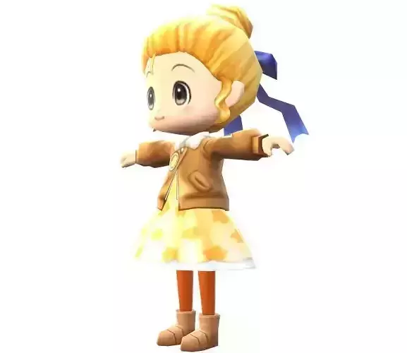 Lowpoly Character Cartoon - C12