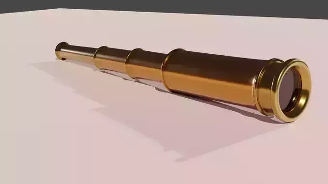 Spyglass gold telescope