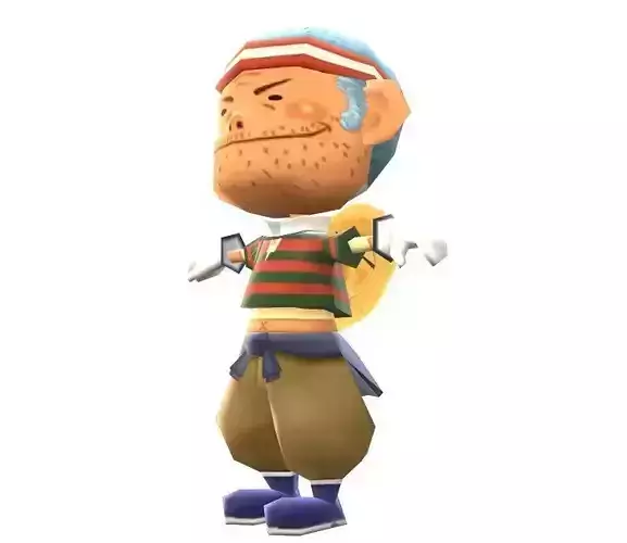 Lowpoly Character Cartoon - C16 Low-poly 3D model