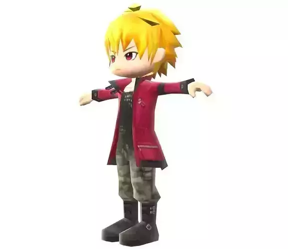 Lowpoly Character Cartoon - C18